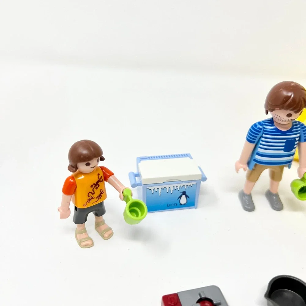 Playmobil 5435 set of Yellow Camping Fabric Family-Size Tent & Accessories Parts